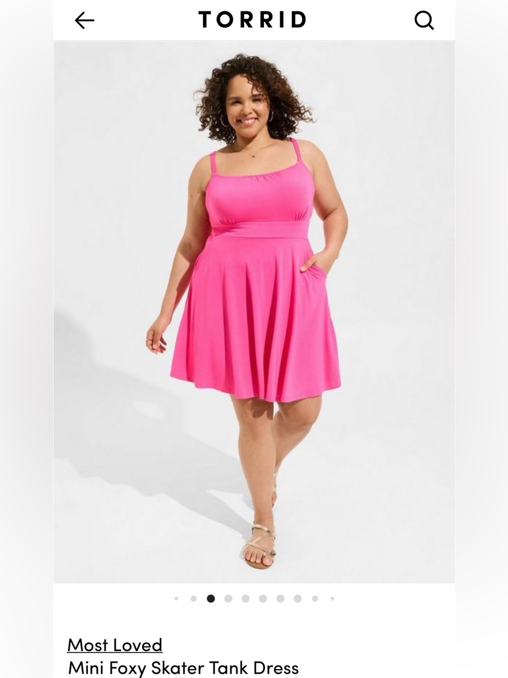 Torrid Foxy Skater Dress